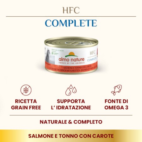 ALMO ALMO NATURE GR.70 Salmone tonno carote