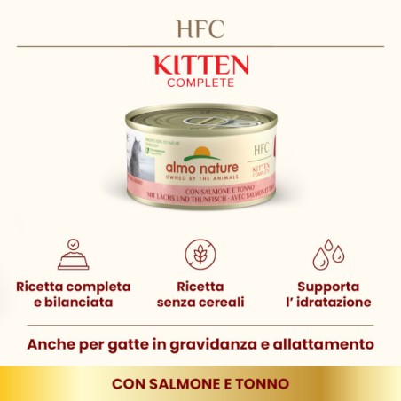 ALMO ALMO NATURE GR.70 Kitten salmone tonno