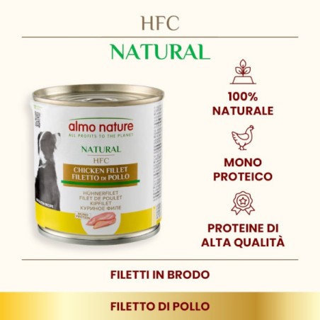 ALMO ALMO NATURE CANE GR.290 FILETTI DI POLLO 