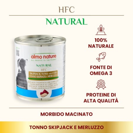 ALMO ALMO NATURE CANE GR.290 TONNO SKIP E MERLUZZO 