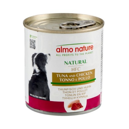ALMO ALMO NATURE CANE GR.290 TONNO POLLO 