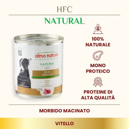 ALMO ALMO NATURE CANE GR.290 VITELLO