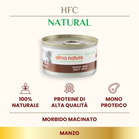 ALMO ALMO NATURE CANE HFC  GR.95 MANZO 
