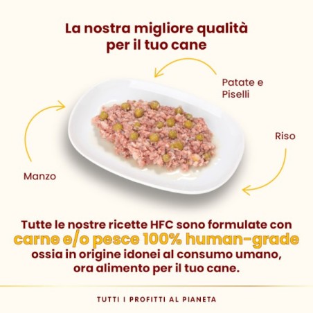 ALMO ALMO NATURE CANE HFC  GR.95 MANZO PATATE PISELLI 
