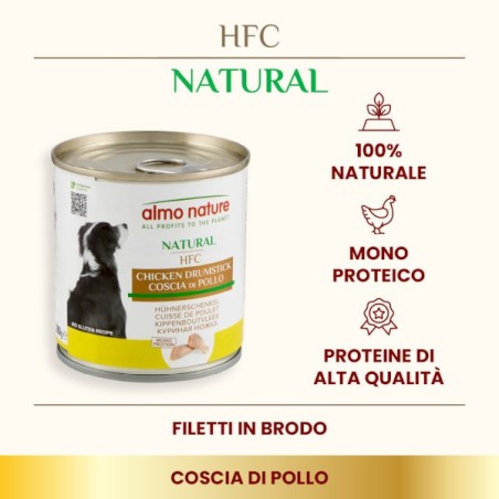 ALMO ALMO NATURE CANE GR.280 COSCIA DI POLLO 