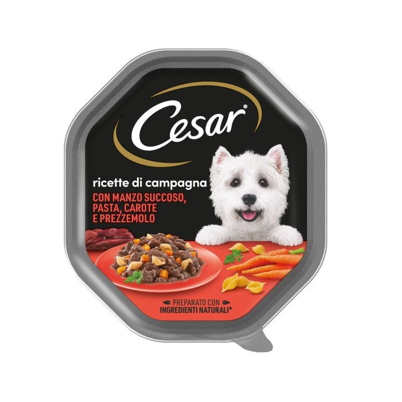 CESAR GR.150 ricette di campagna MANZO PASTA CAROTE E PREZZEMOLO