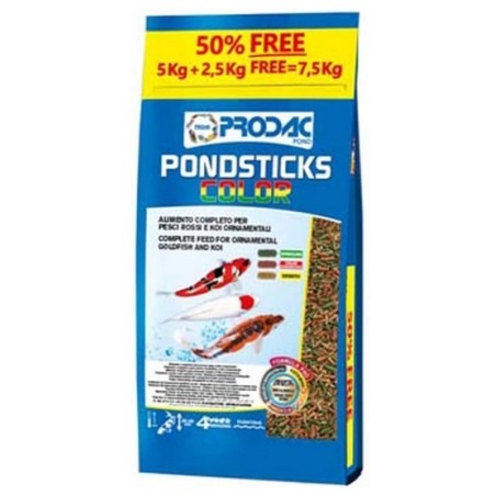 PRODAC PRODAC POND STICKS COLOR KG 5+2.5 GRATIS