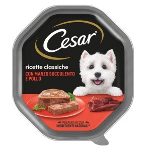 CESAR GR.150 ricette classiche PATE'  MANZO SUCCULENTO E POLLO