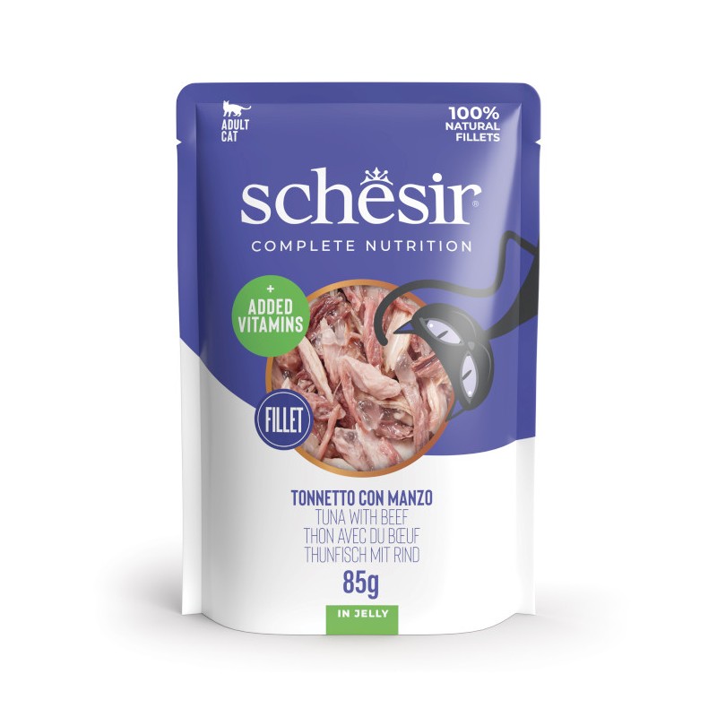 SCHESIR BUSTA GR 85 TONNO MANZO