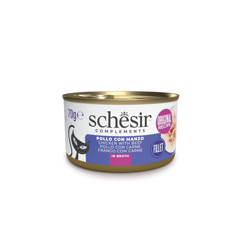 SCHESIR GR. 70 POLLO MANZO IN BRODO