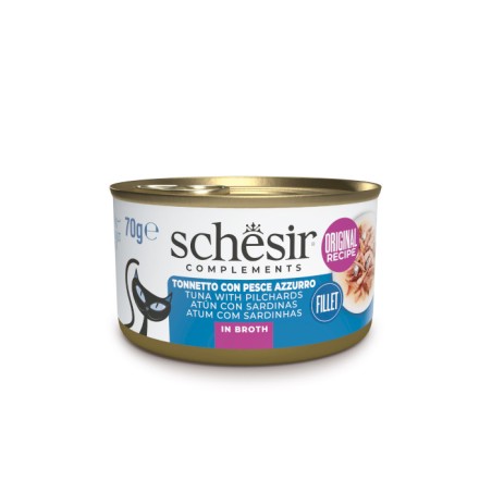 SCHESIR GR.70 TONNO PESCE AZZURRO IN BRODO DI COTTURA