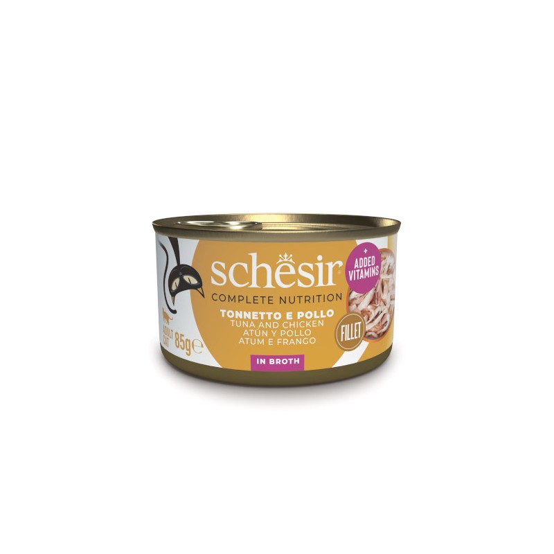 SCHESIR GR.85 TONNO POLLO IN BRODO
