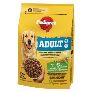 PEDIGREE ADULT KG.2,6 POLLAME VERDURE
