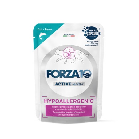 SANYPET FORZA 10 CAT ACTIWET HYPOALLERGENIC FISH BUSTA 80GR