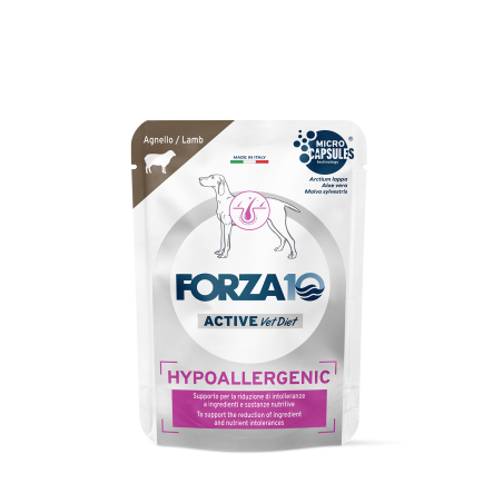 SANYPET FORZA 10 DOG ACTIWET HYPOALLERGENIC LAMB BUSTA 100GR