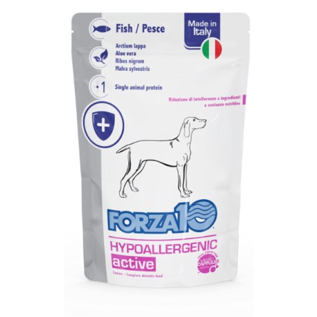 SANYPET FORZA 10 DOG ACTIWET HYPOALLERGENIC FISH BUSTA 100GR