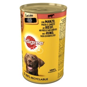 PEDIGREE LATTINA GR.400 STRACCETTI MANZO  