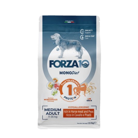 SANYPET FORZA 10 MEDIUM DIET CAVALLO PISELLI KG. 1,5