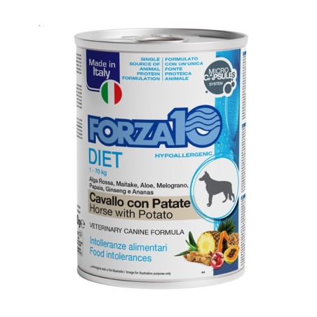 SANYPET FORZA 10 LATTINA CANE GR.400 CAVALLO PATATE DIET