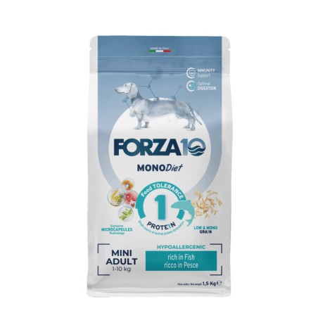 SANYPET FORZA 10 SECCO CANE MINI DIET AL PESCE 1.5KG