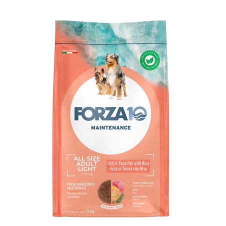 SANYPET FORZA 10 SECCO CANE MAINTENANCE LIGHT AL TONNO E RISO 12KG