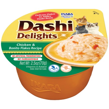 INABA DASHI DELIGHTS POLLO FIOCCHI BONITO GR 70