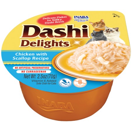 INABA DASHI DELIGHTS POLLO CAPESANTE GR 70