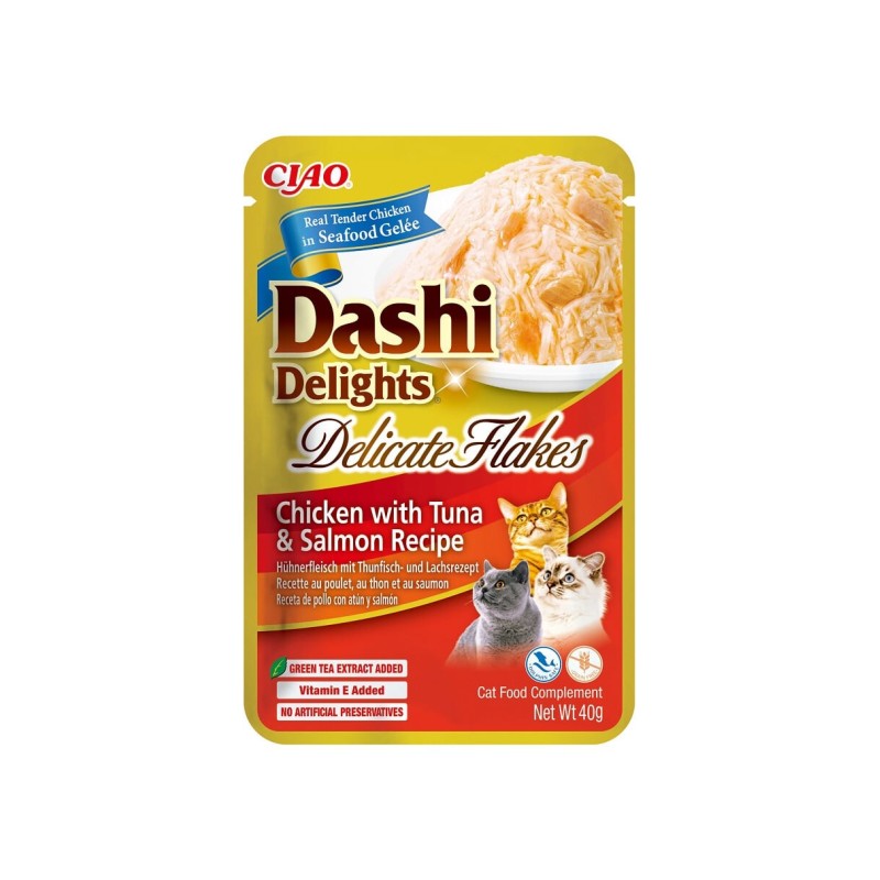 DASHI DELIGHTS delicate flakes POLLO TONNO SALMONE busta 40gr