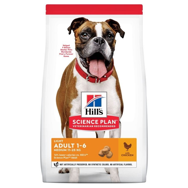 HILL'S SP LIGHT MEDIUM KG.12 CANE**spedizione omaggio**