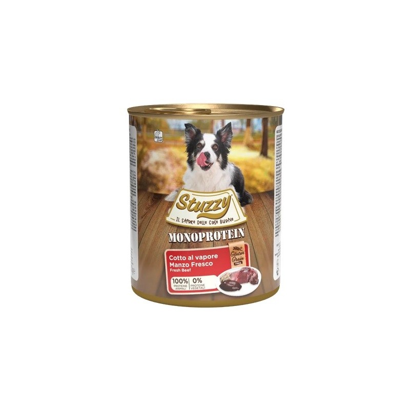 STUZZY DOG MONOPROTEICO GR.800 MANZO FRESCO  