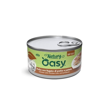 OASY OASY cat Natury SoftJelly 150GR POLLO FEGATO DI POLLO PATATE
