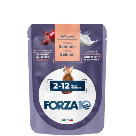 SANYPET FORZA 10 softpatè bustina 80gr KITTEN SALMONE