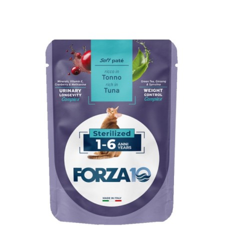 SANYPET FORZA 10 softpatè bustina 80gr STERILIZED TONNO