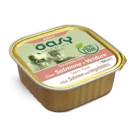 OASY OASY DOG PATE' GR.150 SALMONE verdure