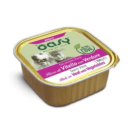 OASY OASY DOG PATE' GR.150 VITELLO verdure