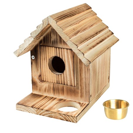  REX CASETTA IN LEGNO PER UCCELLI LIBERI H2
