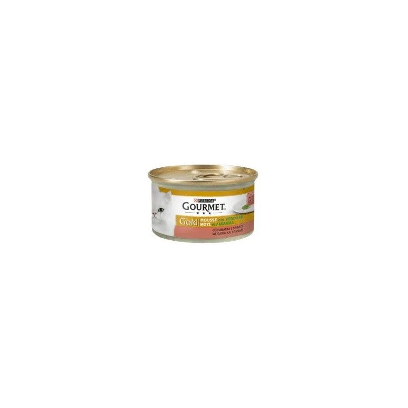 GOURMET GOLD MOUSSE ANATRA CAROTE SPINACI