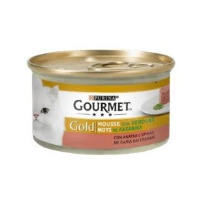 GOURMET GOLD MOUSSE ANATRA CAROTE SPINACI