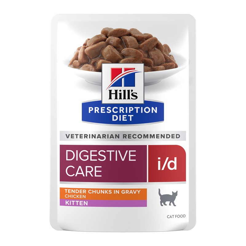 Hill's Prescription Diet i/d per gatti con pollo 85 g Bocconcini