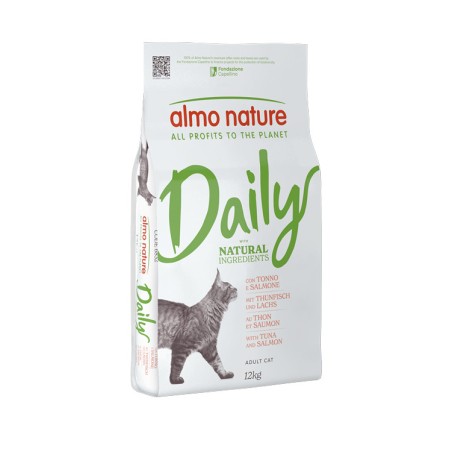 ALMO ALMO NATURE DAILY CAT KG.12 SALMONE E TONNO