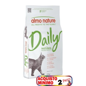 ALMO NATURE DAILY CAT KG.12 SALMONE E TONNO *acquisto minimo 2pz*