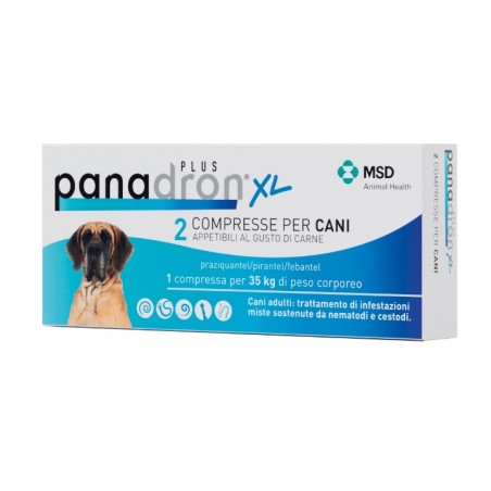 MSD ANIMAL HEALTH Panadron plus xl 2 compresse cane