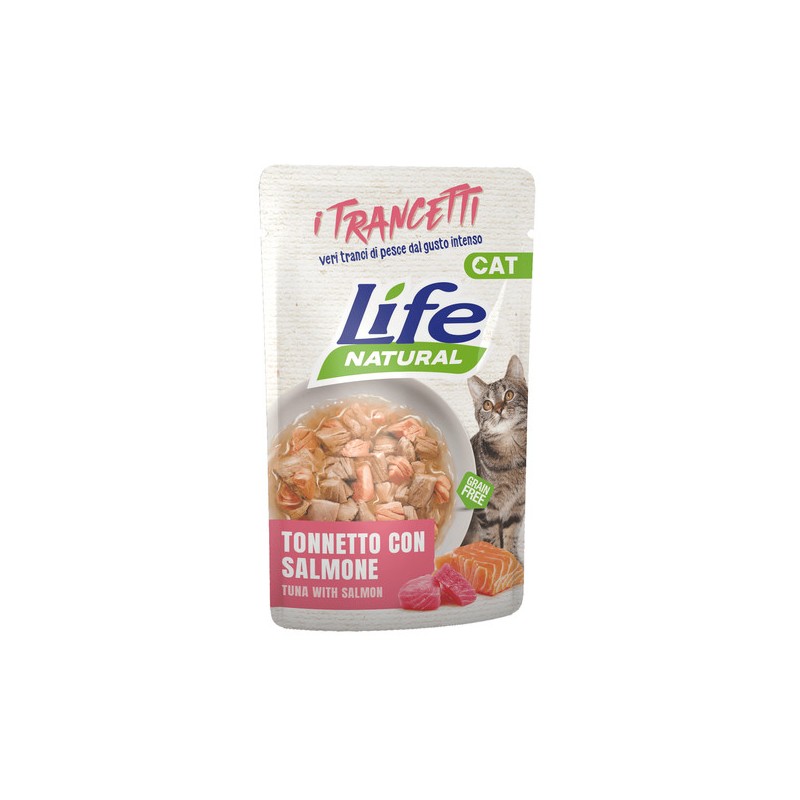 LIFE CAT TRANCETTI 55gr TONNETTO SALMONE