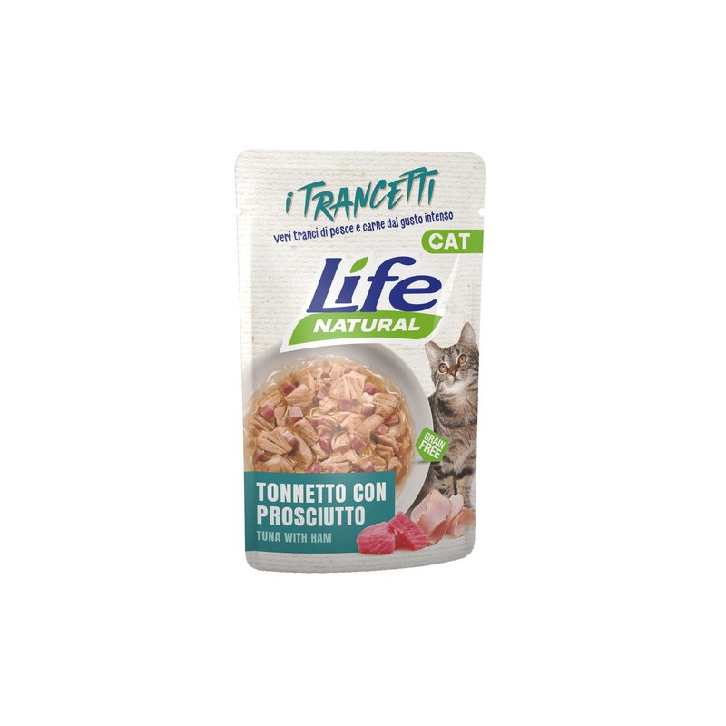 LIFE CAT TRANCETTI 55gr TONNETTO PROSCIUTTO