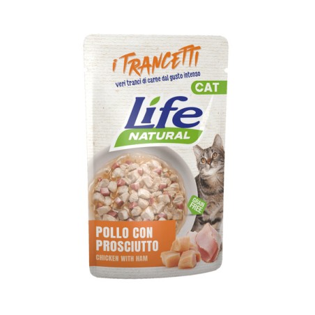 LIFE CAT TRANCETTI 55gr POLLO PROSCIUTTO