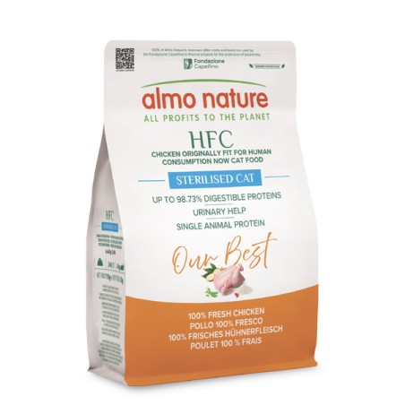 ALMO ALMO NATURE HFC OurBest CAT 300gr ADULT STERILISED POLLO