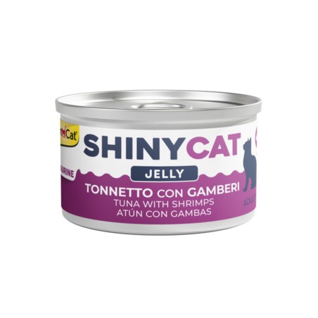 GIMBORN SHINYCAT lattina 70gr TONNETTO CON GAMBERI in gelatina