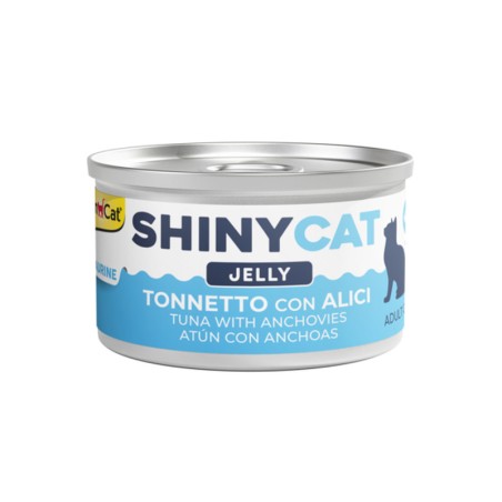 GIMBORN SHINYCAT lattina 70gr TONNETTO CON ALICI in gelatina