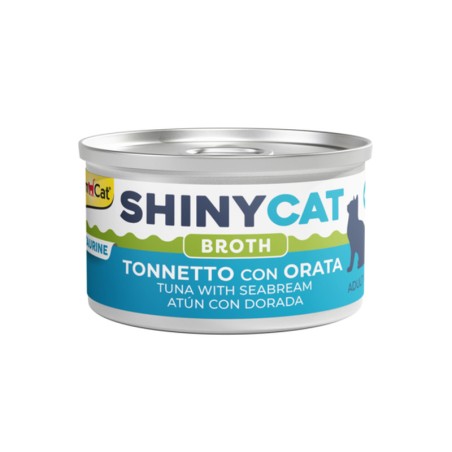 GIMBORN SHINYCAT lattina 70gr TONNETTO CON ORATA in brodo