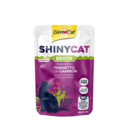 GIMBORN SHINYCAT bustina 70gr TONNETTO GAMBERI in brodo